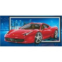 Diamond Dotz, Ferrari, Dim. 40x50 Cm, 1 Pq.