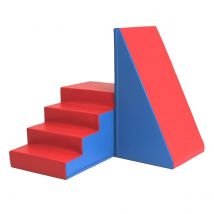 Ensemble Escalier Pente Bleu - Rouge - Iglu - Iglu