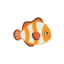 Ecusson Thermocollant Sous L'Ocean Poisson Clown 3x5cm - My mercerie