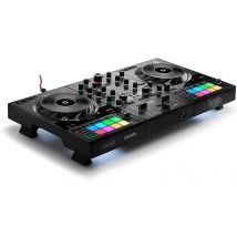 Hercules Djcontrol Inpulse 500 – Contrôleur Dj Usb 2 Voies Pour Serato Dj Lite Et Djuced (inclus)