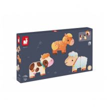 Funny Magnets Pieces Bois Magnetiques Ferme - Jura Toys