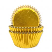 45 Caissettes À Cupcakes - Gold - CREATIVE PARTY