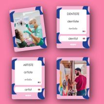 Mes 40 Premiers Mots: Métiers - ObserveMontessori