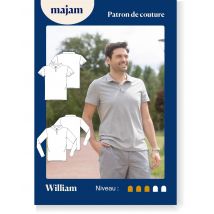 Patron Polo William- Taille 34 À 48 - Majam