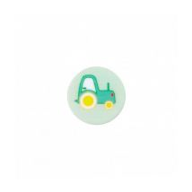 Boutons Tracteur Vert 15 Mm X 3 - Union Knopf Vert - Prym Union Knopf
