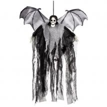 Suspension Chauve-souris Tête De Mort (60 Cm) - Boland