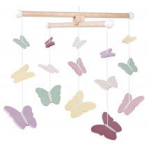 Mobile En Bois Papillons - Jabadabado
