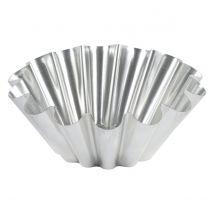 Brioche Grosses Côtes - Fond Plat - Fer Blanc - Ø140/73 Mm - H48 Mm - Gobel