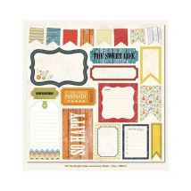 Feuille 30,5cm X 30,5cm Étiquettes One The Bright Side - My mind's eye