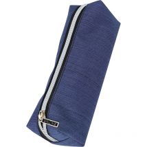 Trousse - Scolaire - Bleu Denim - Rectangulaire - 21 X 6 X 5,5 Cm - Online - Online