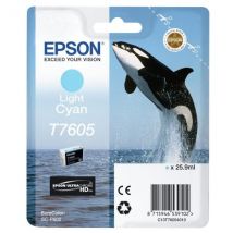 Epson Cartouche D'Encre T7605 Cyan Clair - Orque (c13t76054010) - Epson