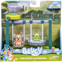 Aire De Jeu - Bingo Et Bébé Tortue - Mini Parc - Balançoires Incluses