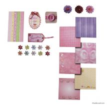 Kit Scrapbooking Naissance Fille - Erica - Generic