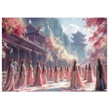 Puzzle Femmes Geishas Au Temple, Japon 1000 Pieces - Tradition, Art Et Culture - Educa - 20244 - Educa