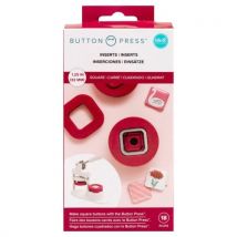 Adaptateur Badge Carré 32 Mm Button Press - We R - We R Memory