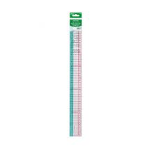Règle Japonaise Souple 50 Cm Clover – Précision Et Flexibilité Pour Tous Vos Projets De Couture Transparent