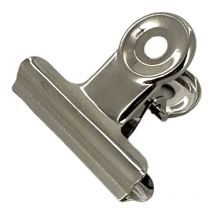 Pinces À Dessin - Métal - Chrome - Largeur 38mm - Boîte De 72 Pièces - Ki Sign