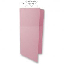 Carte Din Longue, Uni,fsc Mix Credit, Rosé, 210x210mm, 220g / M², 5 Pces - Rayher