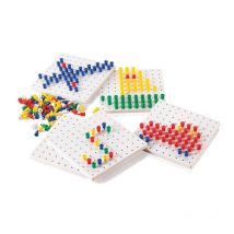 1 000 Pegs Avec 5 Planches - Jouet Créatif Et Éducatif - Edx