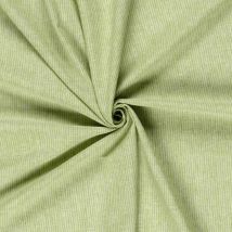 Tissu Chambray Coton Uni Siena Vert Citron - Craftine