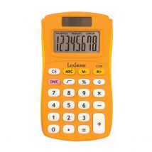 Calculatrice De Poche Jaune 8 Chiffres - Lexibook