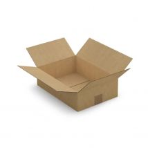 Carton D'Emballage 35 X 25 X 10 Cm - Simple Cannelure - Raja