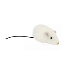 Peluche Souris Blanche 9 Cm - - Hansa