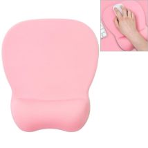 Tapis De Souris Confortable En Mousse Mémoire Avec Base Antidérapante Rose Rose 2 Yonis - Yonis