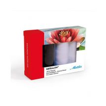 Set De 4 Fils À Coudre Universels - Mettler Rouge - Mettler Amann