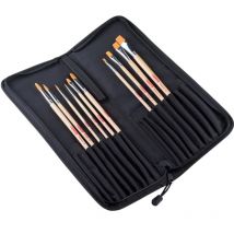 Set De 10 Pinceaux - Plusieurs Tailles Et Formes - Huile - Acrylique - Gouache - Royal Talens