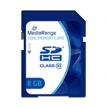 Carte Mémoire Mediarange Sdhc 8go Classe 10 - Tx