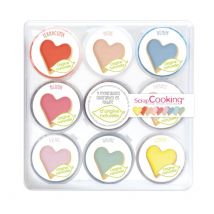 9 Mini Préparations Colorantes D'Origine Naturelle - Scrapcooking