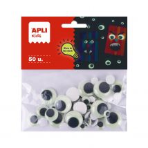 Sach50 Yeux Mobiles Adh.glow In The Dar - Apli