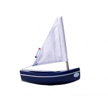 Bateau Le Bâchi Bleu Marine 17cm - Maison Tirot