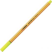 Stylo-feutre Stabilo Point 88 - Pointe Fine - Jaune Fluo - Stabilo