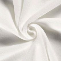 Tissu Polaire Uni Ecru - Craftine