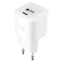 Swissten Chargeur Secteur Usb C Power Delivery 20w Et Usb Quick Charge 18w Blanc