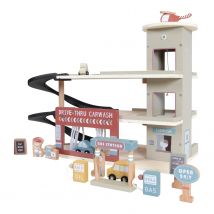Garage Et Station De Lavage En Bois - Little Dutch