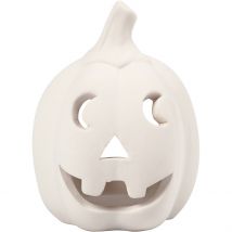 Bougeoir Pour Bougie Chauffe-plat, H : 9,5 Cm, D 6,5 Cm, Blanc, 12 Pièces/ 1 Pq. - CC Hobby