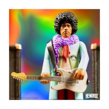 Jimi Hendrix - Figurine Reaction Jimi Hendrix 10 Cm - Super7