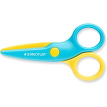 Ciseaux Pour Droitier - Lame De 10cm - Bouts Ronds - Staedtler - Noris Junior