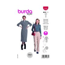Patron Burda 5792 - Robe Midi Taille N°fr 36-46