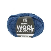 Pelote De Coton Et Alpaga À Tricoter Honesty - Wool Addict 0079 Bleu - Wool Addicts by Langyarns