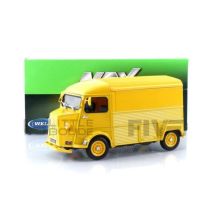 Voiture Miniature De Collection - Welly - Citroen Type Hy - 1962 - Jaune - Welly