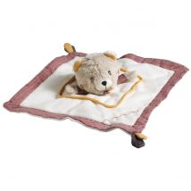 Doudou Mouchoir Ours En Velours Beige - Sauthon