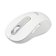 Souris Sans Fil Logitech Signature M650 - Grande Taille, Silencieuse, Boutons Programmables - Blanc