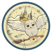 8 Petites Assiettes Harry Potter Wizarding World - Annikids