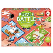 Puzzle Battle Junior Fantasy - Educa Borras - Orange