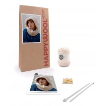 Kit Tricot Capuche Snowboard Beige Tu - Pingouin