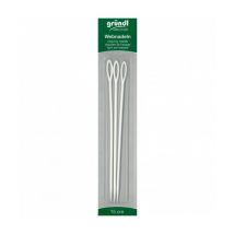 Aiguilles À Laine En Plastique X 3 De 15 Cm - Grundl Ecru - Gründl